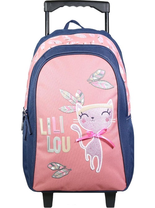 Rugzak op wieltjes – Lililou de kat 45 cm - Boekentas - Kiabi Rugzak op wieltjes – Lililou de kat 45 cm - Boekentas - Kiabi