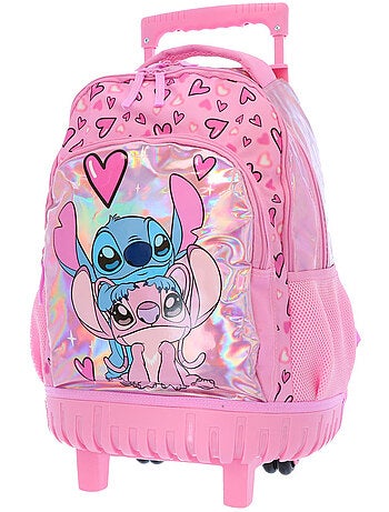 Rugzak op wieltjes Lilo & Stitch 43 cm met 2 vakken met ritssluiting