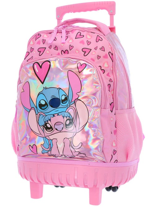 Rugzak op wieltjes Lilo & Stitch 43 cm met 2 vakken met ritssluiting - Kiabi Rugzak op wieltjes Lilo & Stitch 43 cm met 2 vakken met ritssluiting - Kiabi