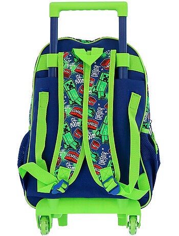 Rugzak op wieltjes Minecraft Creeper 48 cm 2 vakken Minecraft
