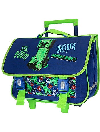 Rugzak op wieltjes Minecraft Creeper Boom 41 cm met 2 wieltjes