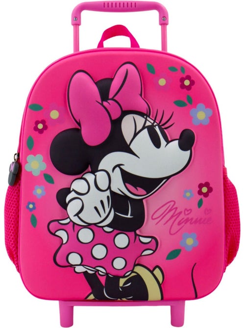 Rugzak op wieltjes Minnie met motief 3D en paneel gegoten - Kiabi Rugzak op wieltjes Minnie met motief 3D en paneel gegoten - Kiabi