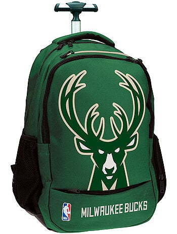 Rugzak op wieltjes NBA team Milwaukee Bucks Basket USA 48 cm