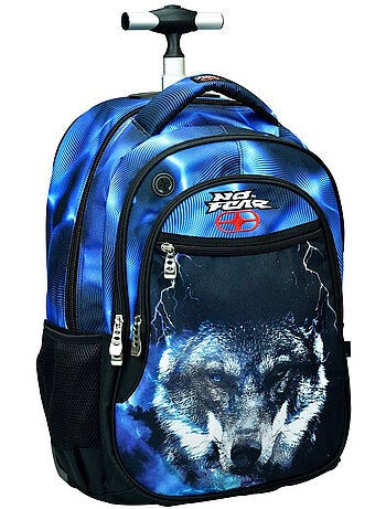 Rugzak op wieltjes No Fear Wolf Flash 48 cm - Trolley school