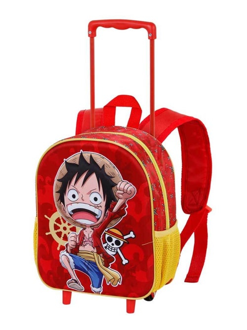 Rugzak op wieltjes – 'One Piece' – kleuterschool Luffy 3D - 34 cm - Kiabi Rugzak op wieltjes – 'One Piece' – kleuterschool Luffy 3D - 34 cm - Kiabi