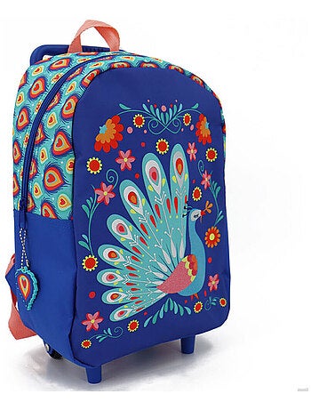 Rugzak op wieltjes Paon 34 cm Kleuterschool