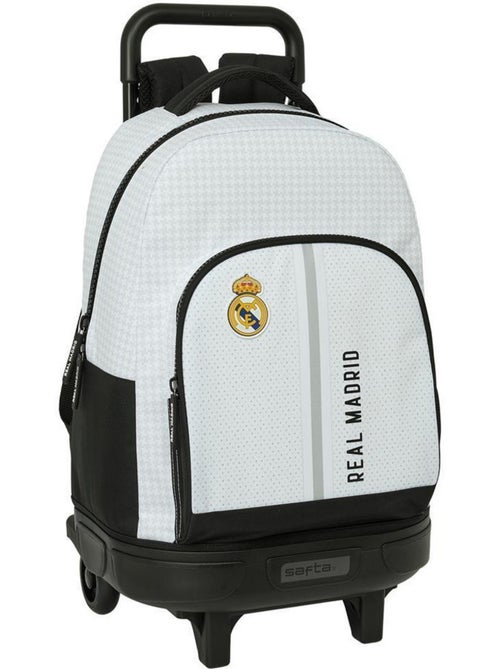 Rugzak op wieltjes Real Madrid Black & White 45 cm - Trolley school - Kiabi Rugzak op wieltjes Real Madrid Black & White 45 cm - Trolley school - Kiabi