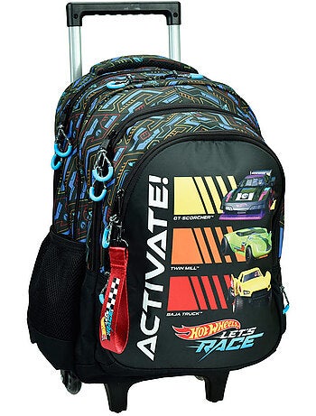 Rugzak op wieltjes School Hot Wheels Activate 46 cm