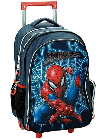 Rugzak op wieltjes Spider-Man bedrukt van stof hoog kwaliteit GIM