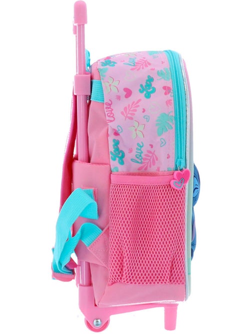 Rugzak op wieltjes stevig 3D Stitch & Angel 36 cm Lilo & Stitch - Kiabi