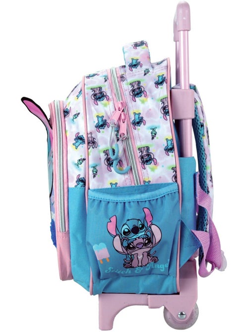 Rugzak op wieltjes 'Stitch' – Brush It Out trolley voor kleuters – 30 cm – Lilo & Stitch - Kiabi