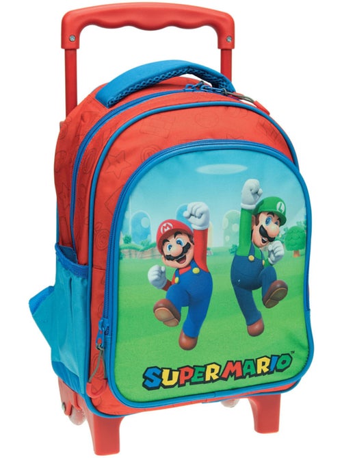 Rugzak op wieltjes Super Mario bedrukt polyester 31 cm - Kiabi Rugzak op wieltjes Super Mario bedrukt polyester 31 cm - Kiabi