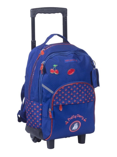 Rugzak op wieltjes Teo Jasmin 43 cm Hoogwaardig (Cherry) - Kiabi Rugzak op wieltjes Teo Jasmin 43 cm Hoogwaardig (Cherry) - Kiabi