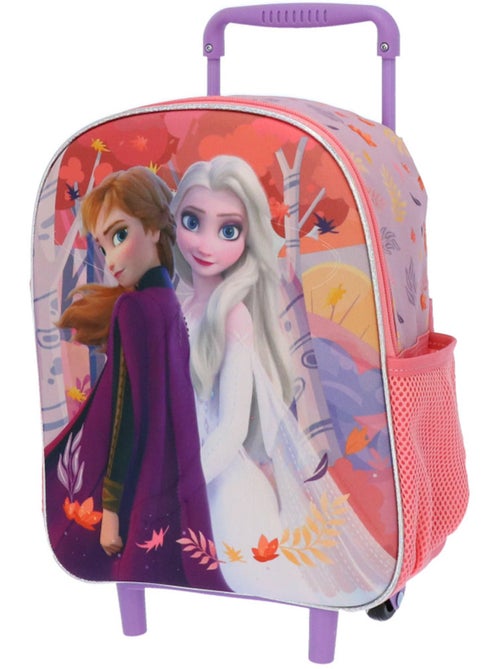 Rugzak op wieltjes voor kleuters 3D bedrukt Frozen - Kiabi