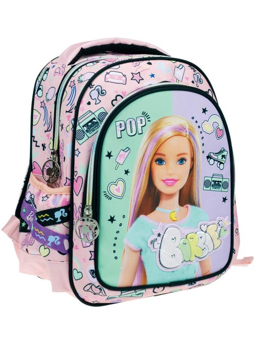 Rugzak préscolaire Barbie Power Pastels portrait en pictogrammen - Kiabi Rugzak préscolaire Barbie Power Pastels portrait en pictogrammen - Kiabi