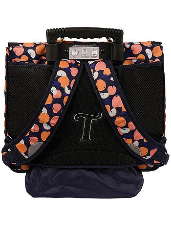 Rugzak roulant 4 wieltjes TANN T Sofia roze 41 cm polyester