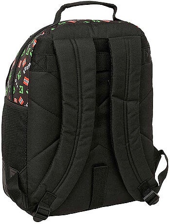 Rugzak school Minecraft Creeper 2 vakken met ritssluiting 42 x 32 x 15