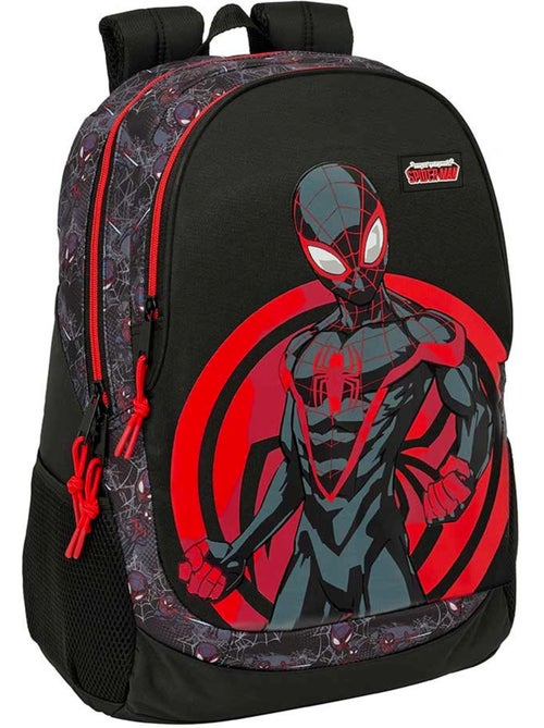 Rugzak school Spider-Man Miles Morales 44 cm polyester 300D 23 L met rits - Kiabi