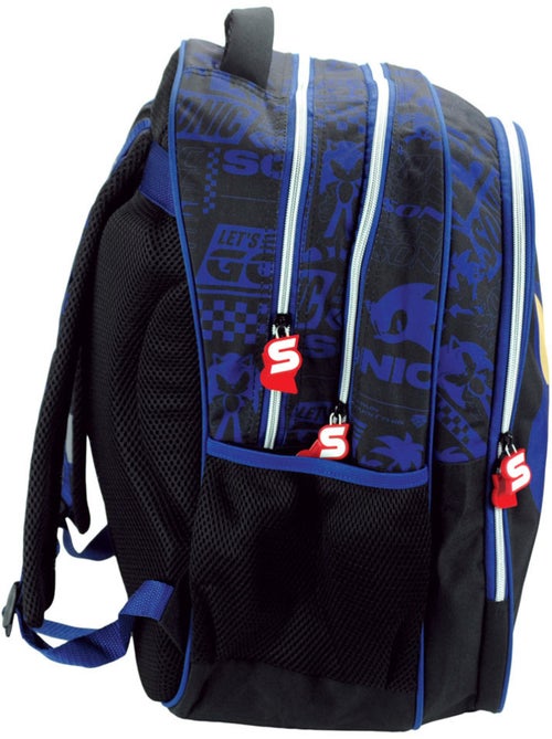 Rugzak 'Sonic' – Classic Let's Go 2 vakken – 43 cm - Kiabi