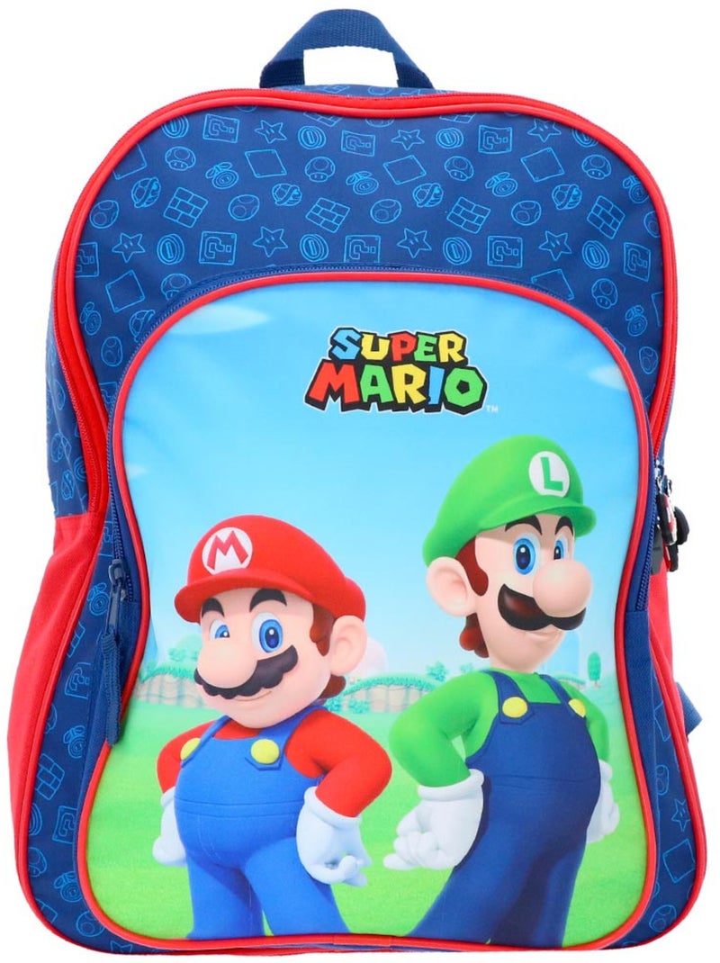 Rugzak – 'Super Mario' – en Luigi 42 cm Multicolor - Kiabi