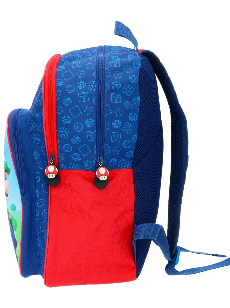 Rugzak – 'Super Mario' – en Luigi 42 cm Multicolor - Kiabi