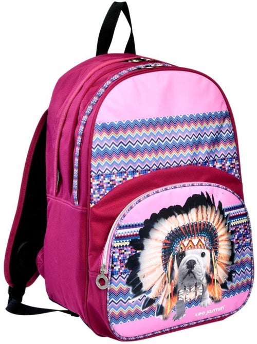 Rugzak Téo Jasmin Apache 45 cm – 2 vakken met ritssluiting - Kiabi Rugzak Téo Jasmin Apache 45 cm – 2 vakken met ritssluiting - Kiabi