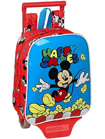 Rugzak trolley 1 vak 'Mickey' 28x22x10 cm