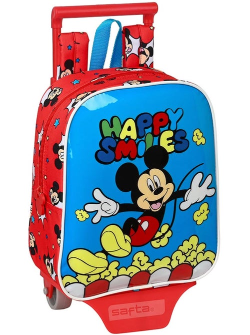 Rugzak trolley 1 vak 'Mickey' 28x22x10 cm - Kiabi