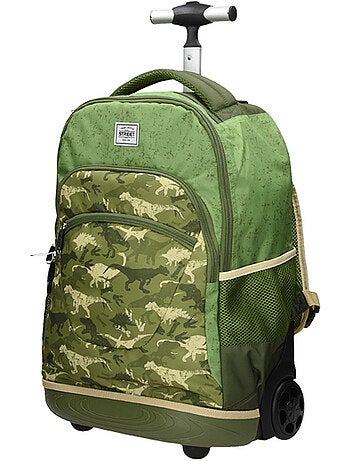 Rugzak trolley camouflageprint dinosaurus 45 cm