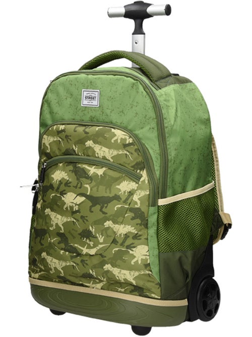 Rugzak trolley camouflageprint dinosaurus 45 cm - Kiabi Rugzak trolley camouflageprint dinosaurus 45 cm - Kiabi