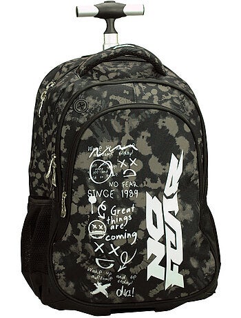 Rugzak Trolley School No Fear Doodles 48 cm - 2 vakken