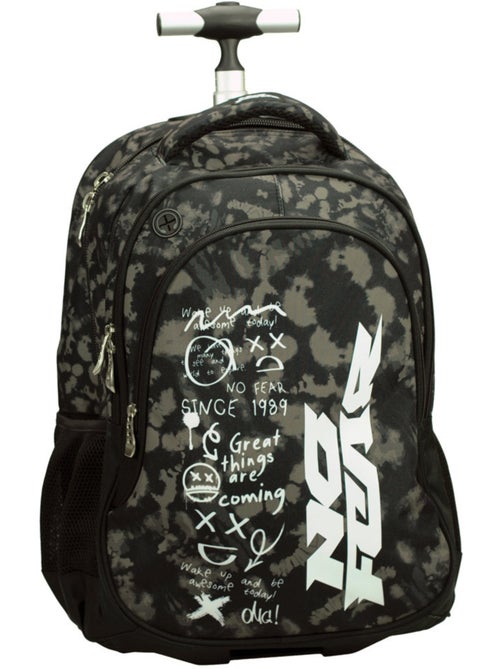 Rugzak trolley school no fear doodles 48 cm - 2 vakken - Kiabi Rugzak trolley school no fear doodles 48 cm - 2 vakken - Kiabi
