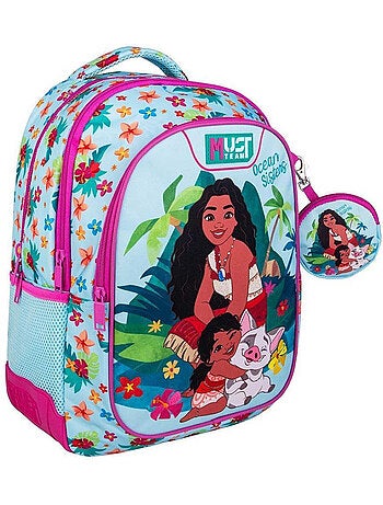 Rugzak 'Vaiana' Ocean Sisters 43 cm met clutch bijpassend – Disney