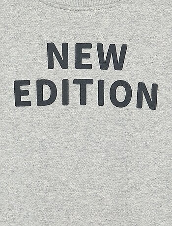 Ruimvallend sweatshirt met lange mouwen