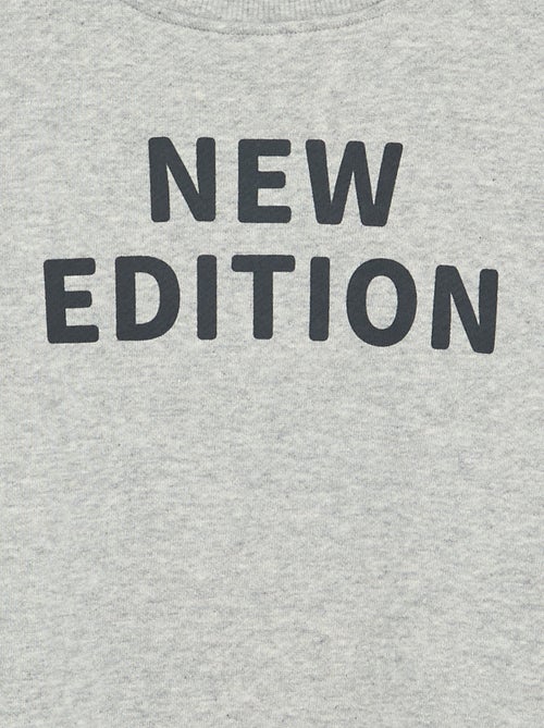 Ruimvallend sweatshirt met lange mouwen - Kiabi Ruimvallend sweatshirt met lange mouwen - Kiabi