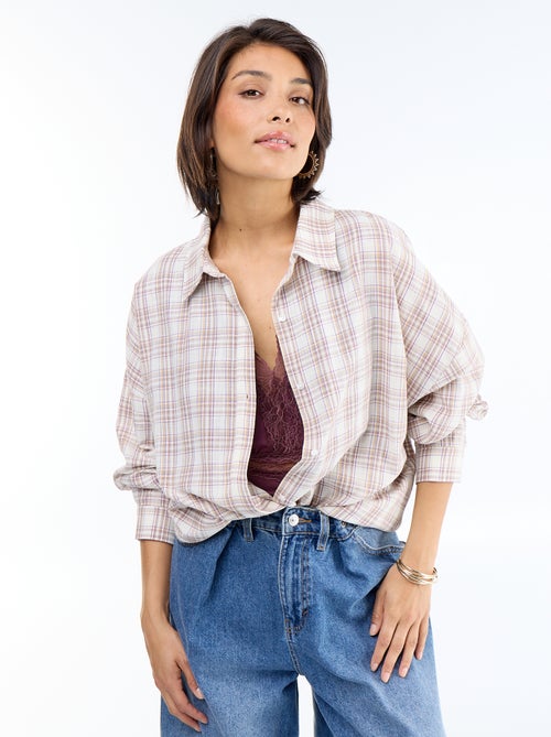 Ruitjesoverhemd - Kiabi