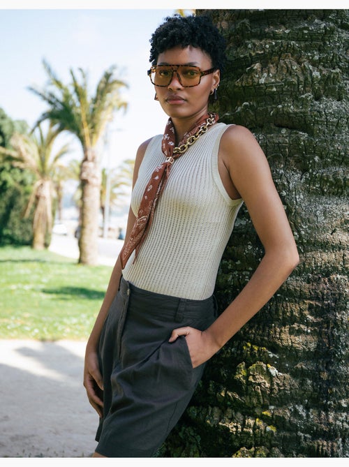 Rustiek gebreid topje, MO Fashion - Kiabi Rustiek gebreid topje, MO Fashion - Kiabi