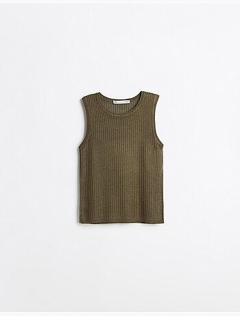 Rustiek gebreid topje, MO Fashion