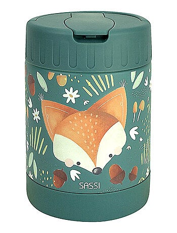 Rvs baby voedsel thermos dieren | sassi junior