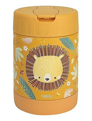 Rvs baby voedsel thermos dieren | sassi junior