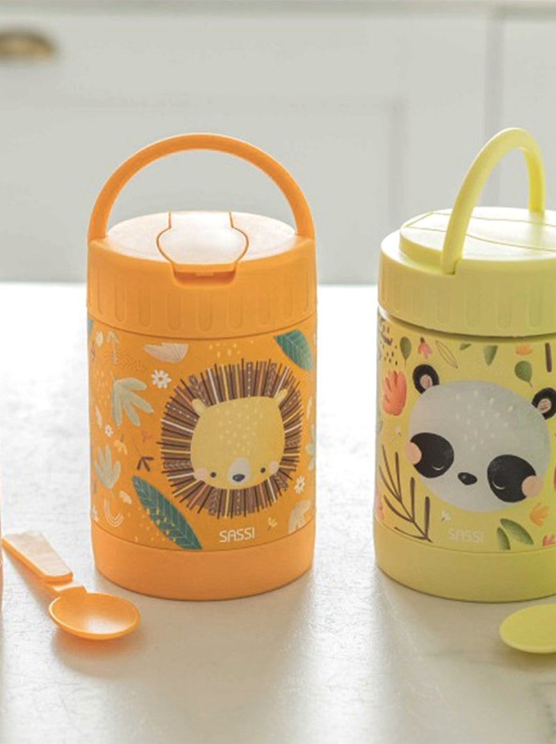 Rvs baby voedsel thermos dieren | sassi junior Oranje - Kiabi