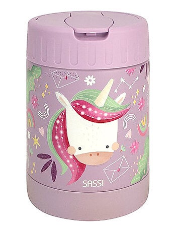 Rvs baby voedsel thermos dieren | sassi junior