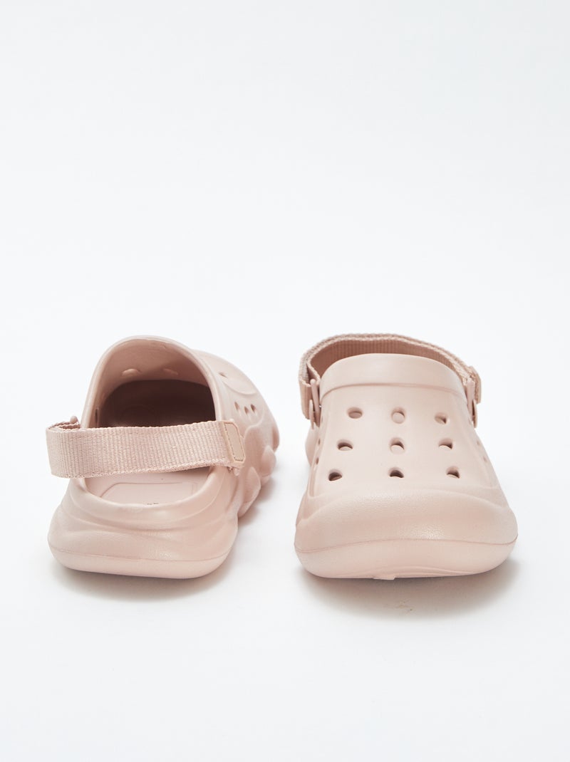 Sabots en plastique moulé ROSE - Kiabi