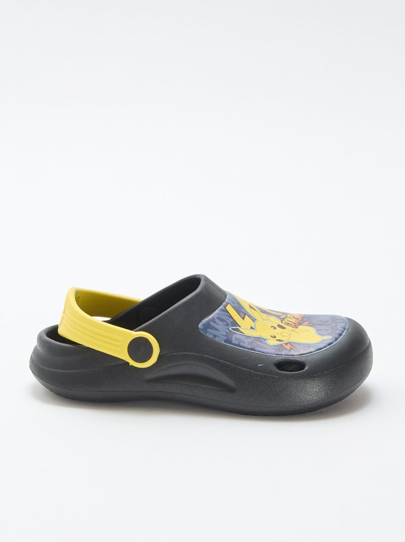 Sabots en plastique 'Pikachu' Noir - Kiabi