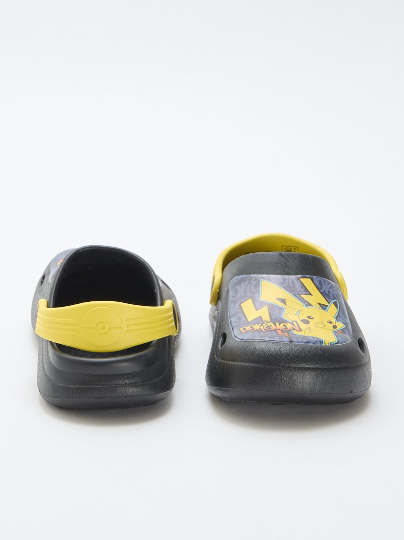 Sabots en plastique 'Pikachu' Noir - Kiabi