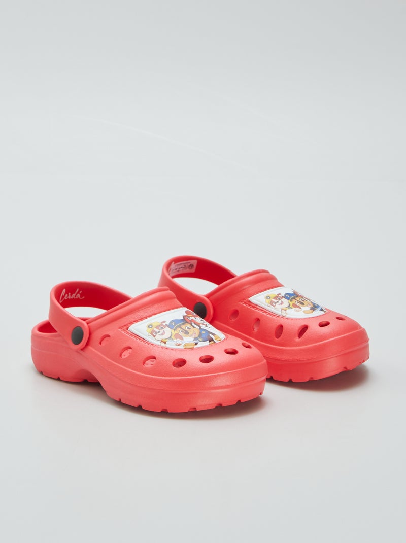Sabots 'Pat 'Patrouille' Rouge Garçon Kiabi