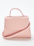 Sac à bandoulière effet satiné ROSE - Kiabi