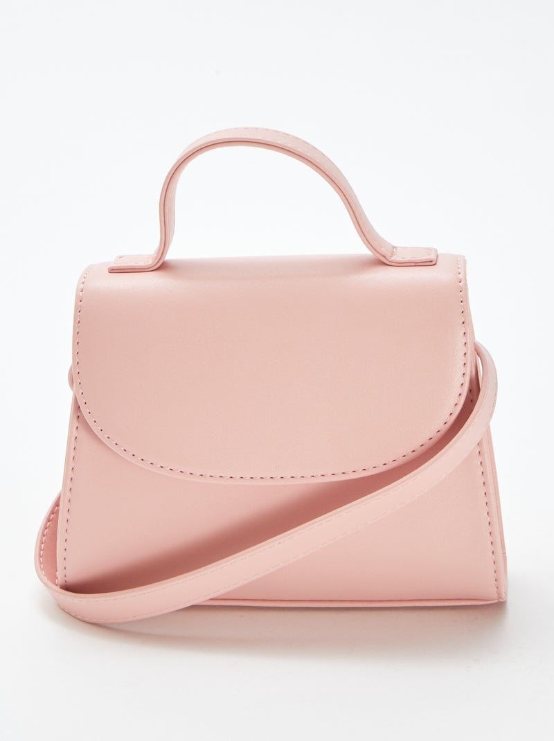 Sac à bandoulière effet satiné ROSE - Kiabi