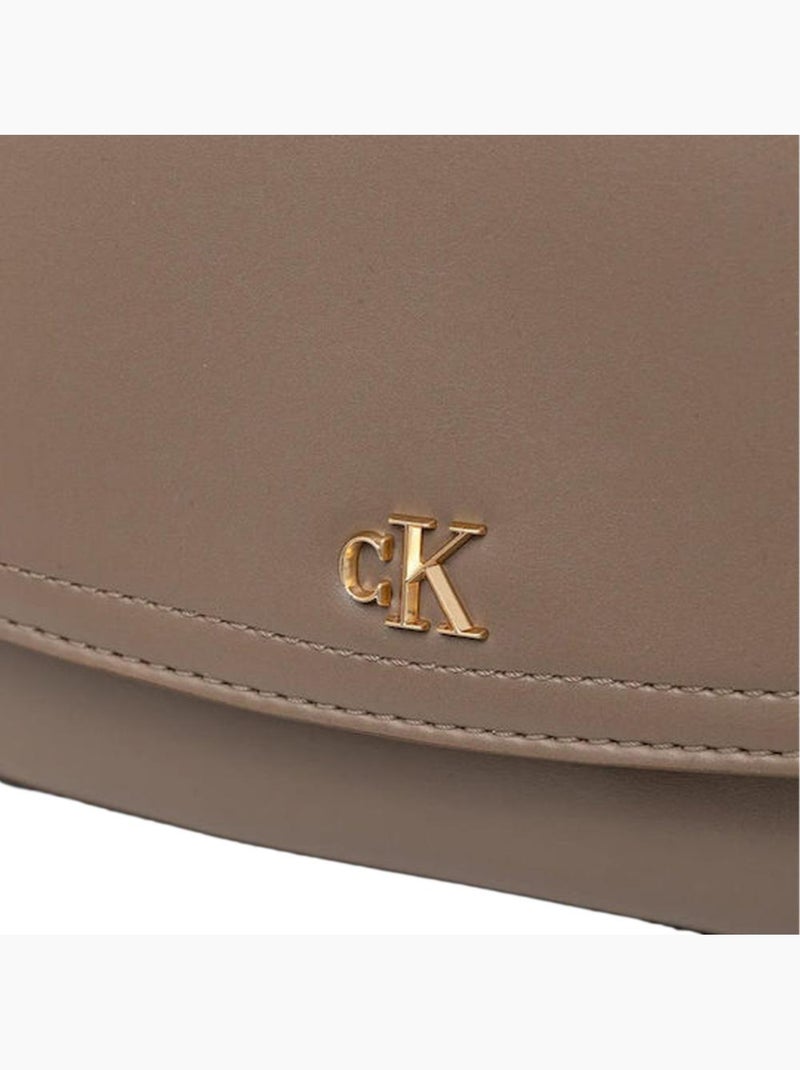 Sac à bandoulière Femme Calvin Klein Jeans Marron cappuccino - Kiabi