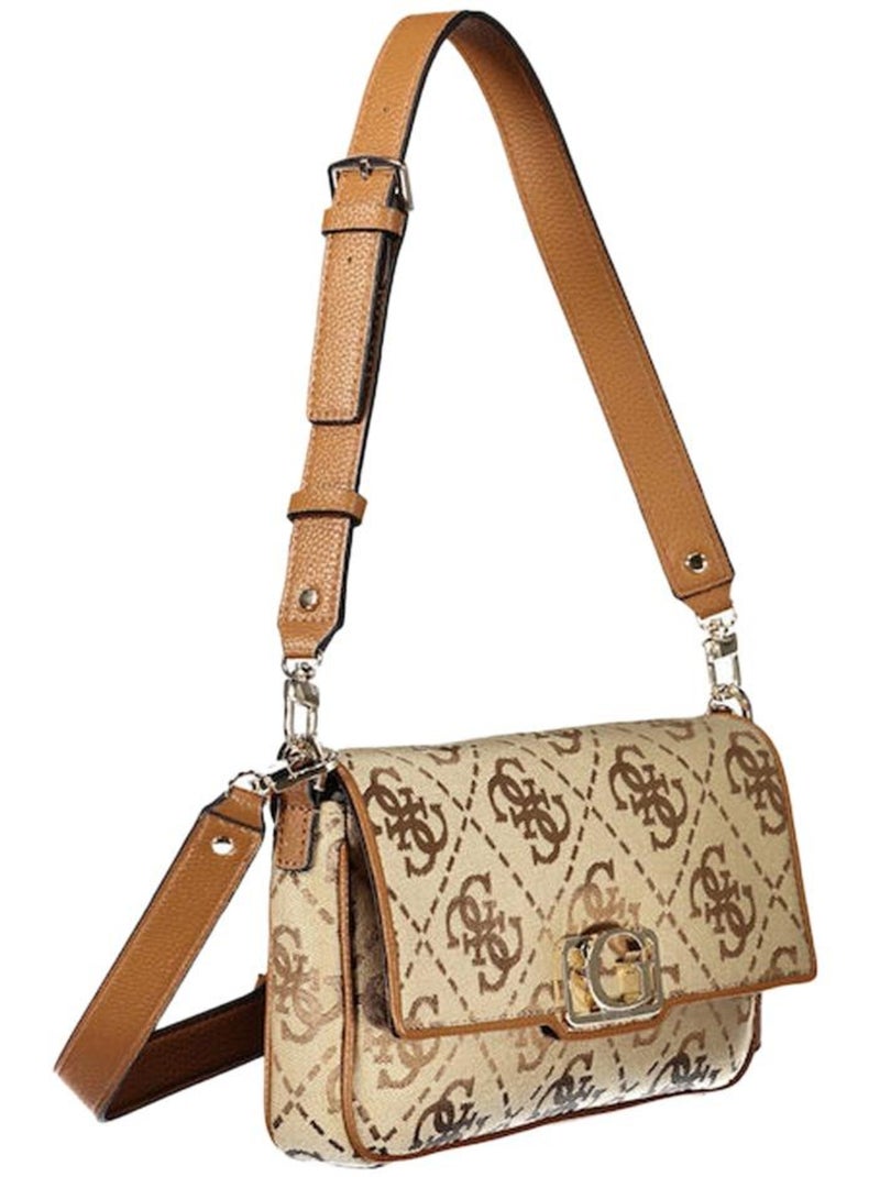 Sac à bandoulière femme guess Marron cappuccino - Kiabi